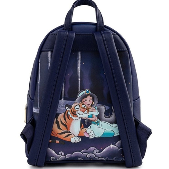 Loungefly Disney Aladdin Princess Jasmine Castle Mini Backpack - Picture 5 of 8